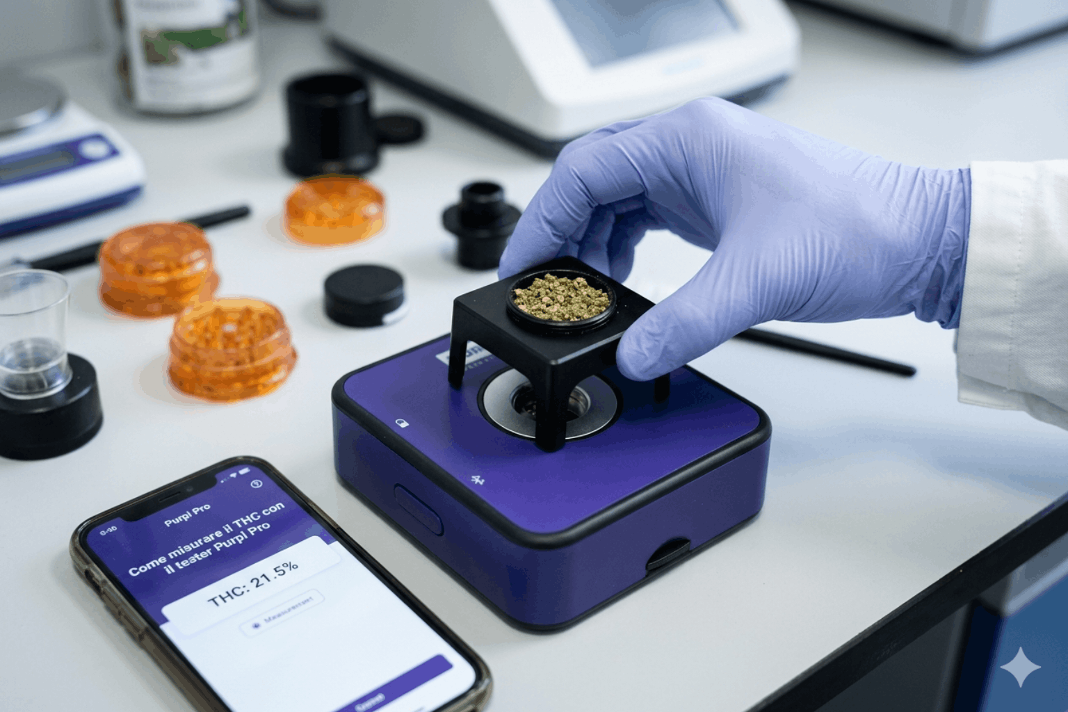Come misurare il THC con il tester Purpl Pro